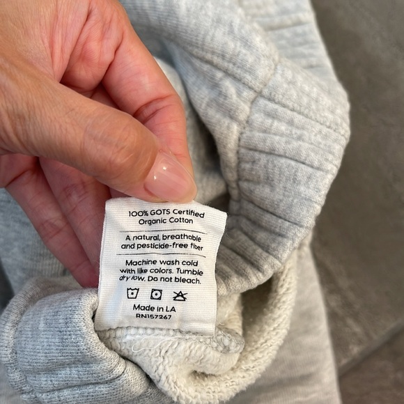 Mate the label organic fleece relaxed sweatpants - Picture 5 of 5